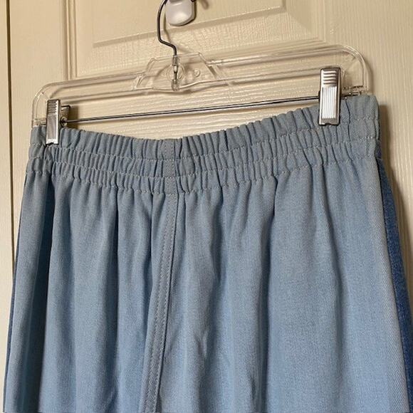 Seven 7 for All Mankind Pull-On Side Stripe Pants Pockets Baggy Women Large NWT - Picture 4 of 14